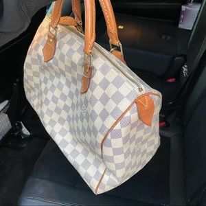 (NEGOTIABLE) Authentic Louis Vuitton Damier Azure Speedy 35